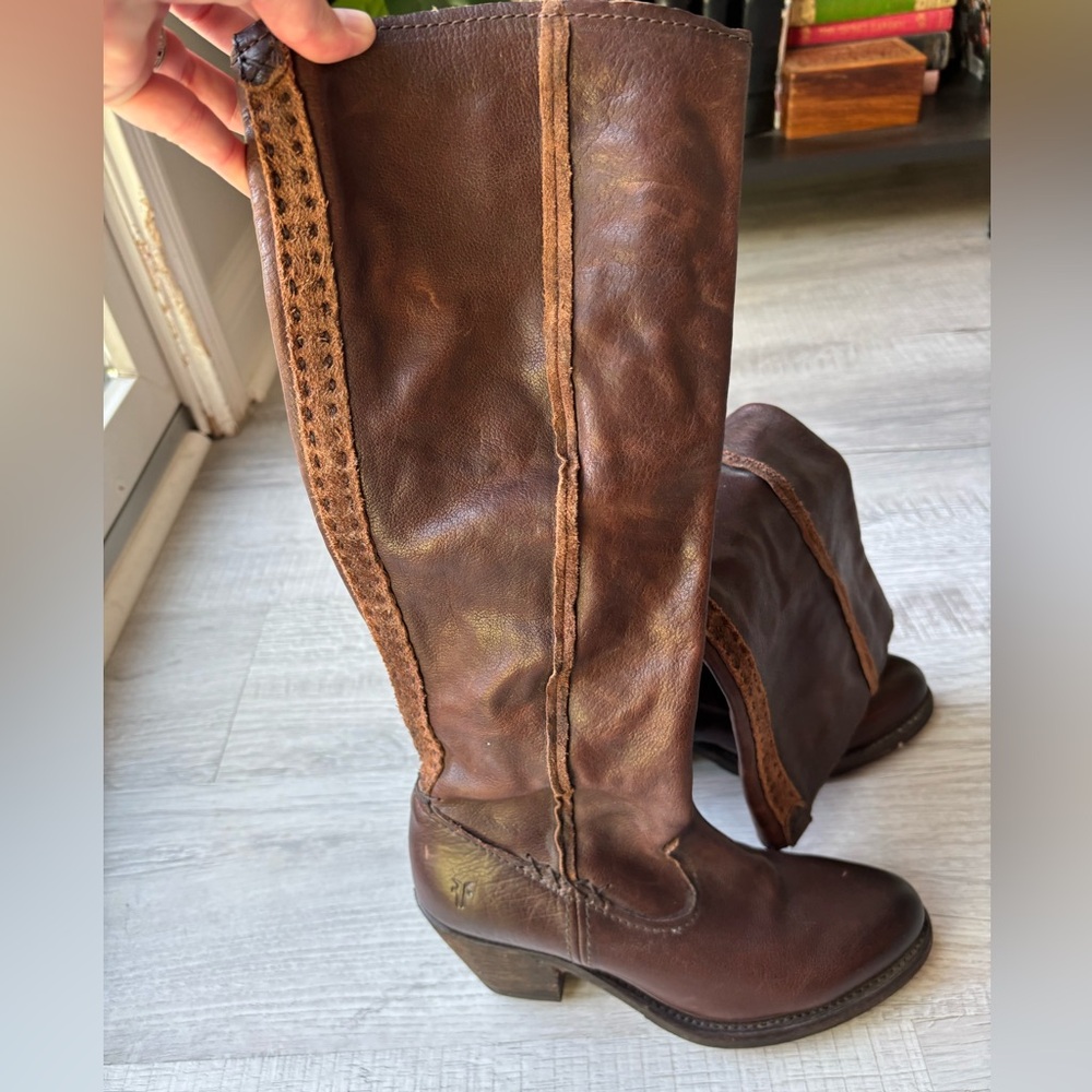 Frye Leather Knee-High Boots